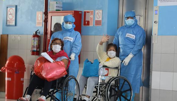 Unos 610 pacientes se recuperaron y fueron dados de alta del hospital San Isidro Labrador ubicado en Ate. (Foto: EsSalud)
