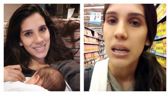 Vanessa Tello denuncia maltrato de supermercado cuando hacía compras con su bebé (VIDEO)