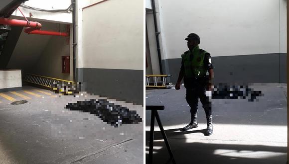 Encuentran cadáver de técnico en una cochera de edificio en Cercado de Lima (FOTOS)
