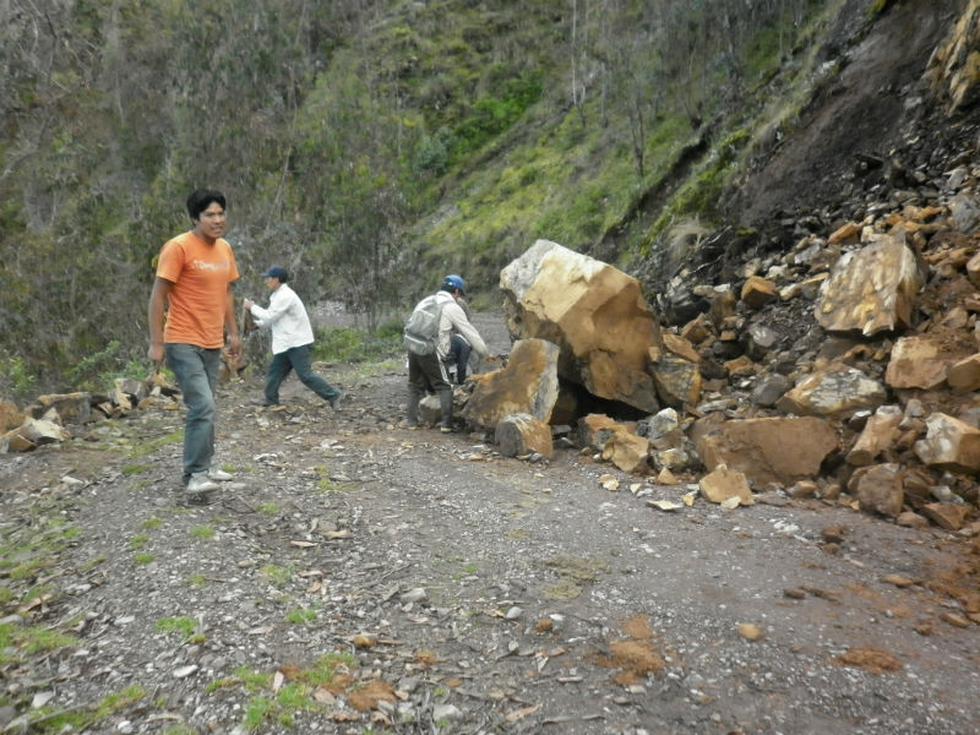 Serios daños materiales deja alud en Santa Rosa de Hatun Corral