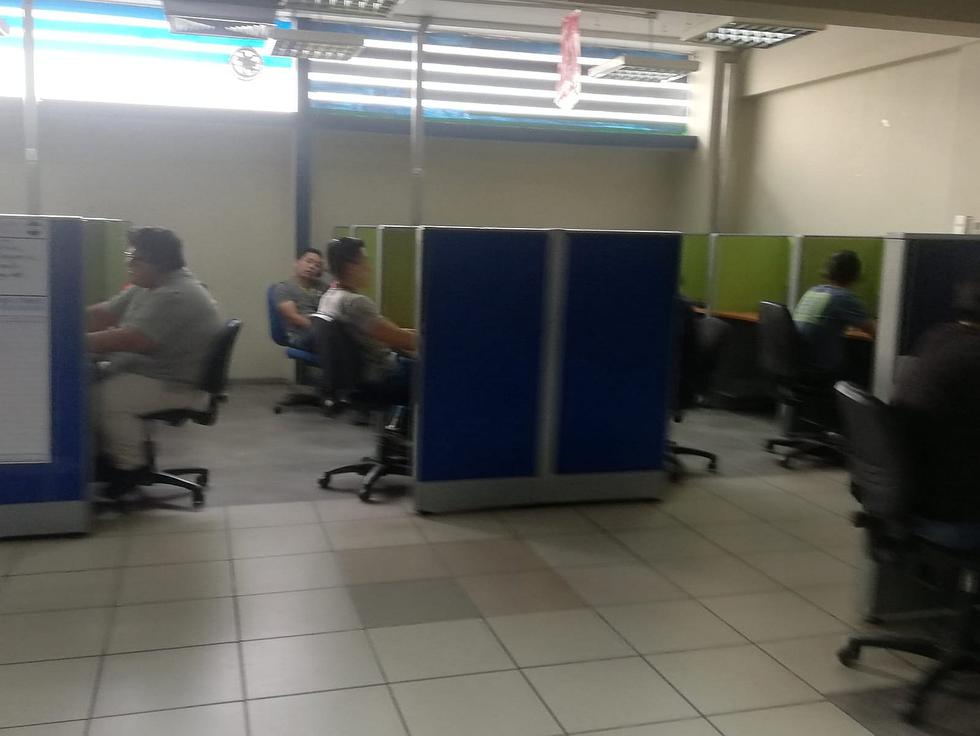 Call center de Trujillo operaba con normalidad a pesar de emergencia 