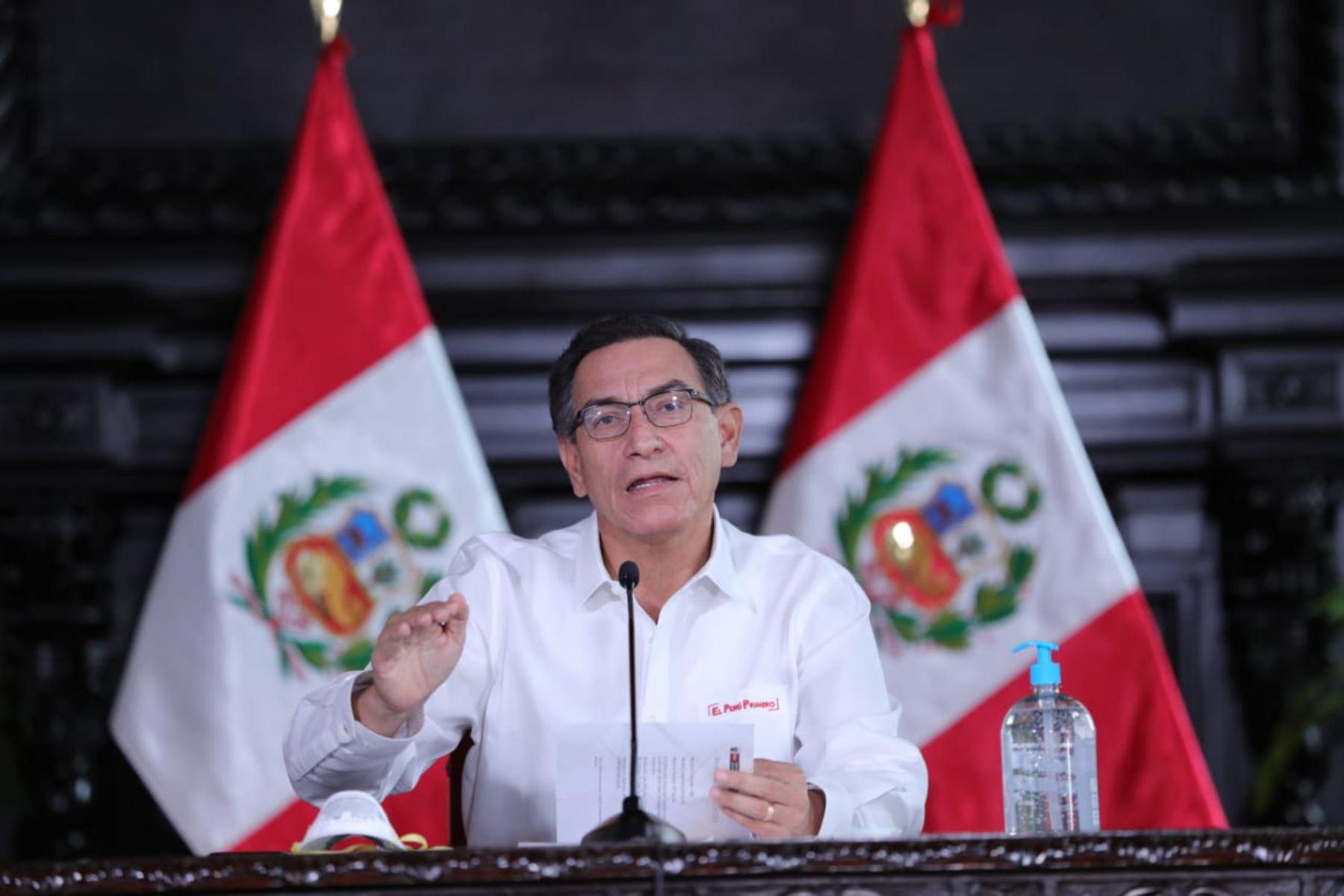 El presidente Martín Vizcarra resaltó la importancia de buscar consensos con el Legislativo. (Foto: Presidencia)