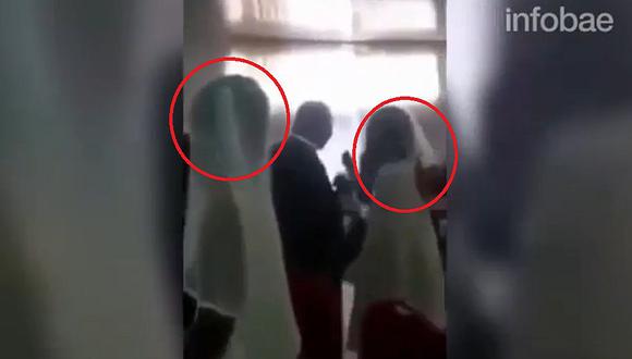 Amante se hizo pasar por la novia en plena boda y así acabó hombre infiel  (VIDEO)