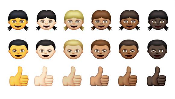 Apple quiere emoticones que representen mejor la diversidad racial