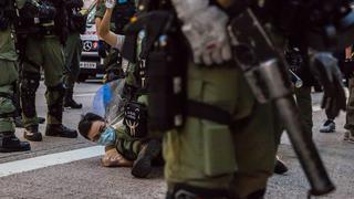 Una nueva protesta en Hong Kong termina con al menos 289 detenidos 