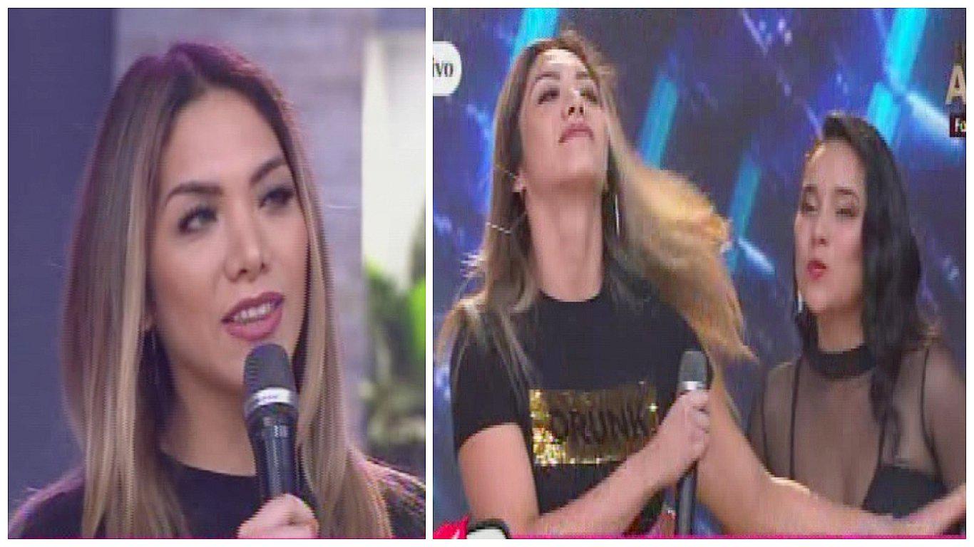 Isabel Acevedo se muestra arrogante con reportera que fue coquetada por Christian Domínguez (VIDEO)