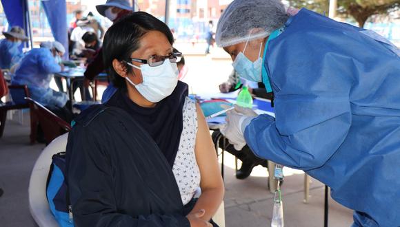 La Dirección Regional de Salud de Puno desarrolla el ‘Festival de las Vacunas’. (Foto: Difusión)