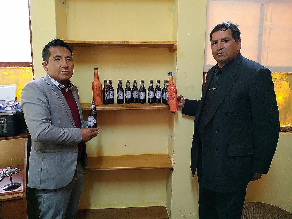 Licor de Ayrampo y cerveza de papa hechos en Huancavelica