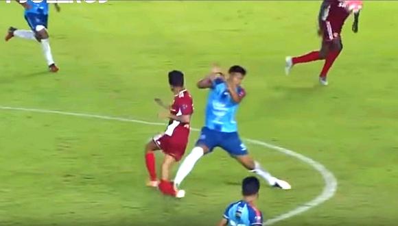 Jugador sufre escalofriante lesión en torneo profesional de fútbol boliviano (FOTOS Y VIDEO)