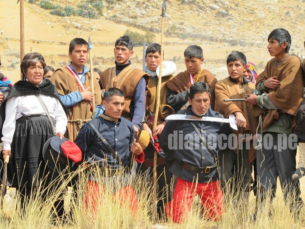 Reeditan batallas de Marcavalle y Pucará con 2 mil 500 actores