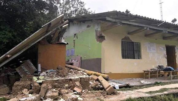 Más de 100 personas resultaron damnificadas en la provincia de Huancabamba.