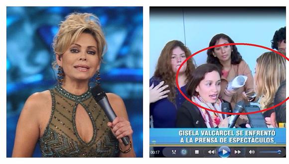 Gisela Valcárcel tuvo extraña reacción con reportera tras incómoda pregunta (VIDEO)