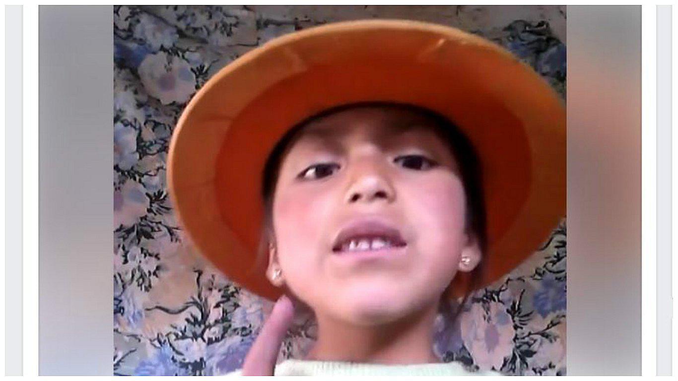 Facebook:  niña vuelve a sorprender en redes sociales cantando santiago