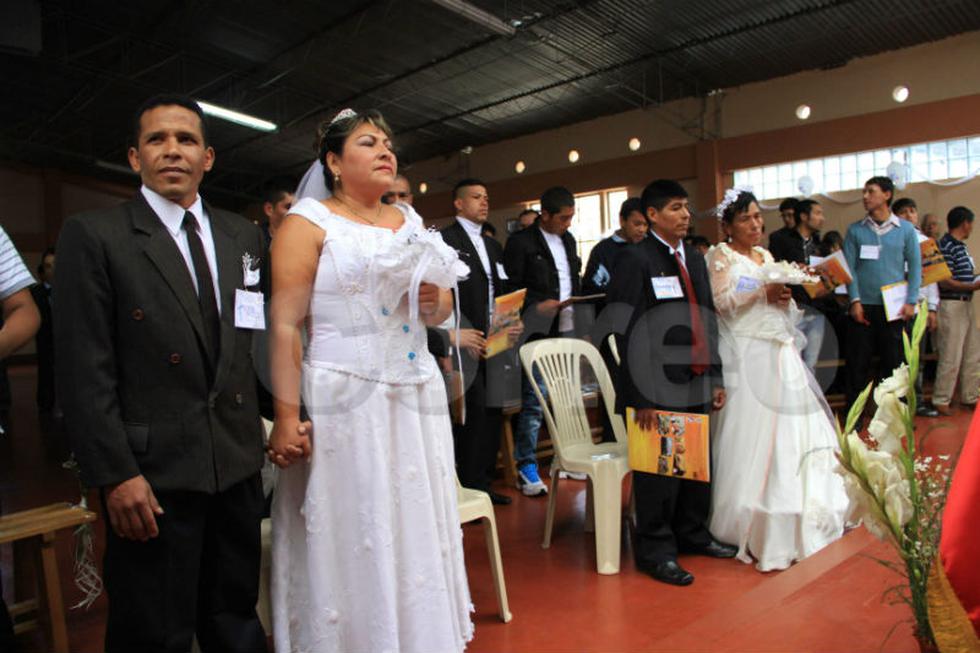 Presos hacen realidad sus historias de amor y se casan en la cárcel (Fotos)