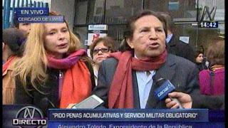 Alejandro Toledo y Eliane Karp mudos por Nadine Heredia