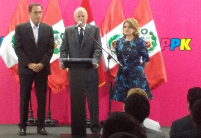 ​Mercedes Aráoz y Martín Vizcarra integrarán plancha presidencial de PPK