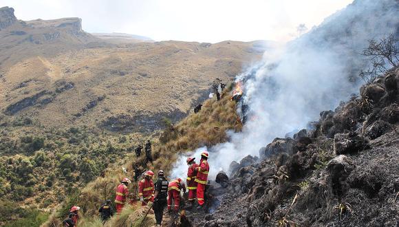 Evaluarán daños causados por incendio en Santuario Nacional de Ampay