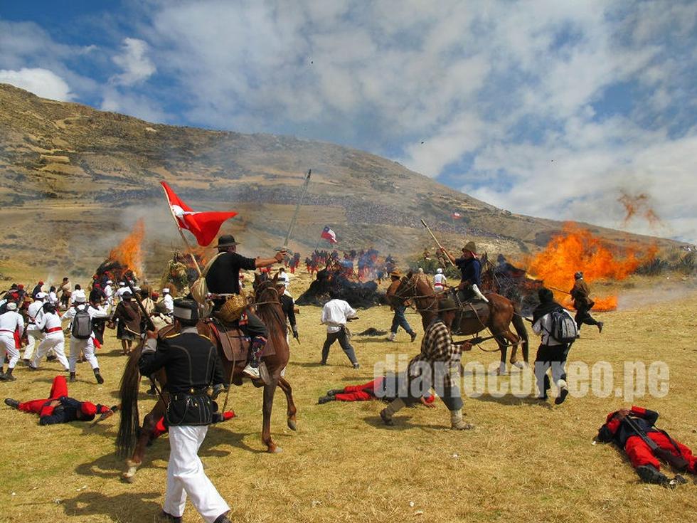 Reeditan batallas de Marcavalle y Pucará con 2 mil 500 actores