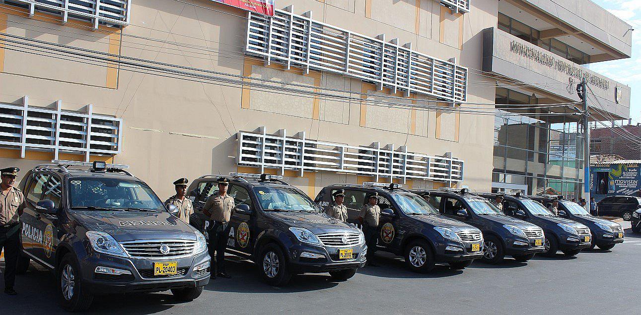 Piura. Entregan seis patrulleros inteligentes a Sechura