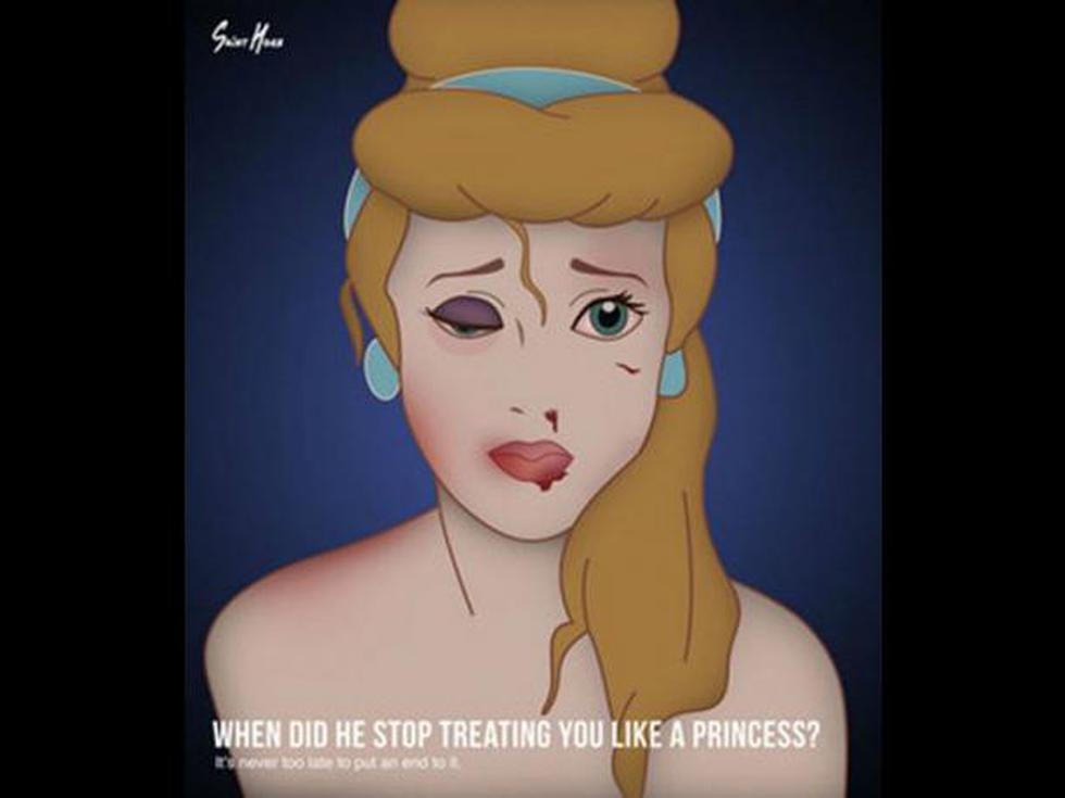 Las princesas de Disney protagonizan campaña contra la violencia a la mujer