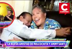 Tras 17 años de su “pelea” en el set de Magaly Medina, Melcochita y Jimmy Santy se amistaron (VIDEO)