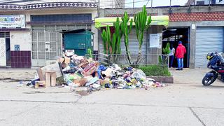 El Tambo luce sus avenidas con cúmulos de basura siendo focos infecciosos