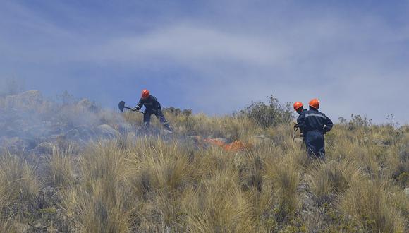 Caylloma registra recurrentes incendios forestales 