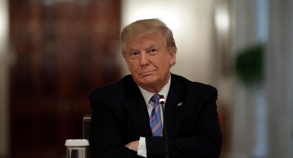 El presidente de Estados Unidos, Donald Trump, participa de una reunión en la Casa Blanca en Washington. (EFE/EPA/Yuri Gripas / POOL).