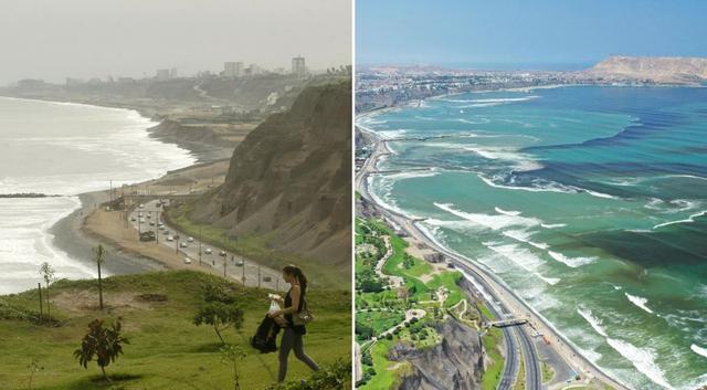 Costa Verde antes y después