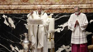 Semana Santa: el papa Francisco renuncia al lavado de pies del Jueves Santo 
