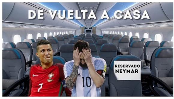 Hinchas se burlan con memes de Lionel Messi y Cristiano Ronaldo por eliminación del Mundial (FOTOS)