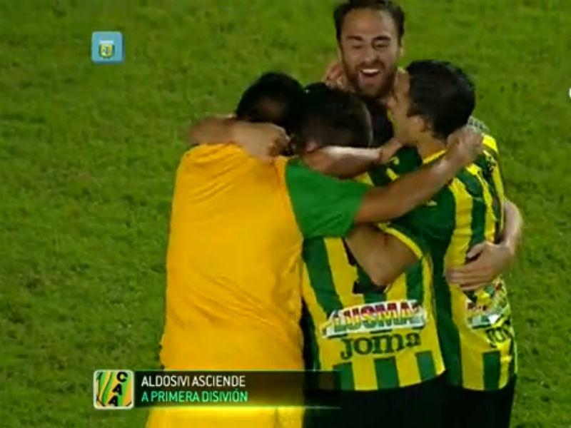 Fútbol Argentino: Aldosivi logró su ascenso a la primera división