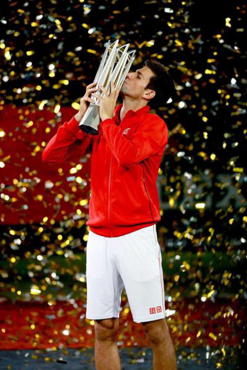 Así ganó Novak Djokovic la final de Shangái (FOTOS)