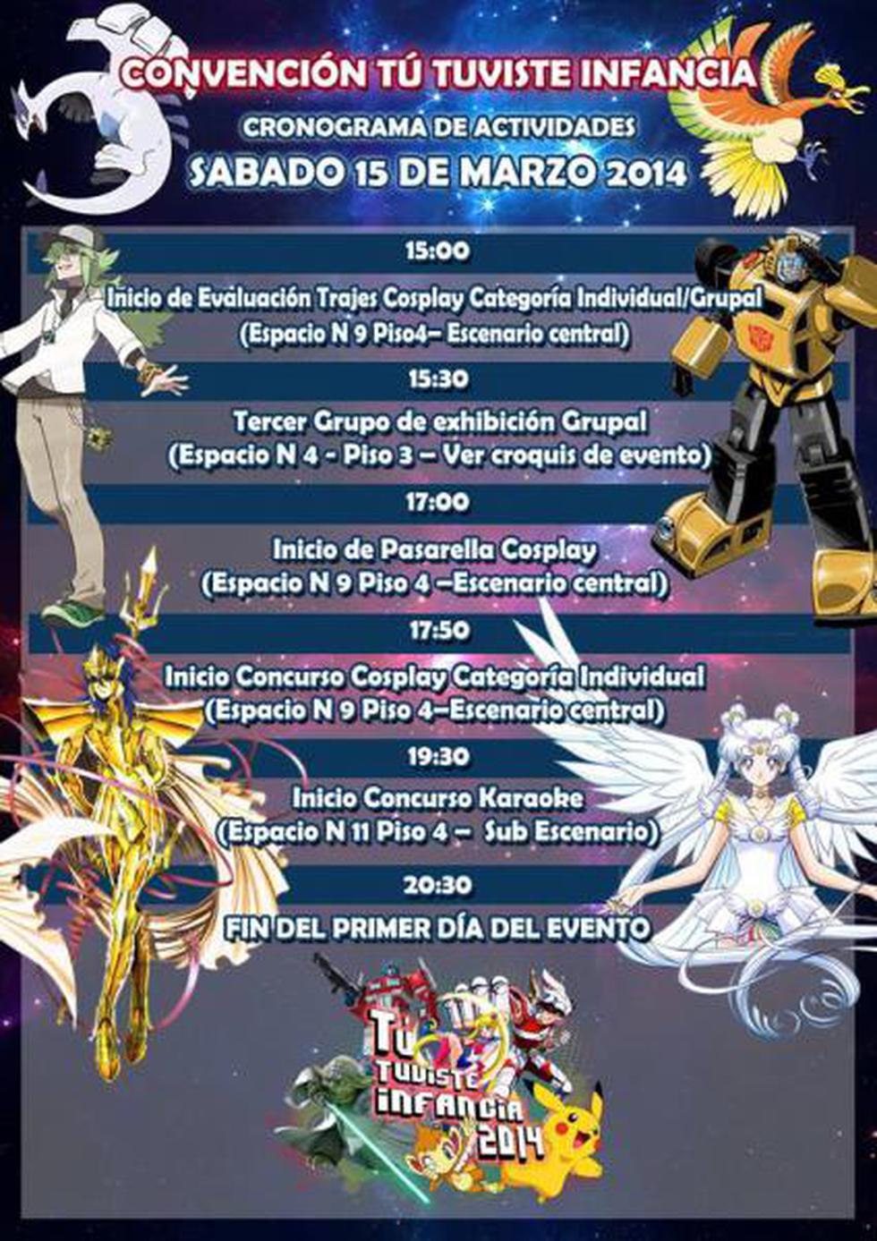 "Tú tuviste infancia": un evento sobre videojuegos, anime y series de TV