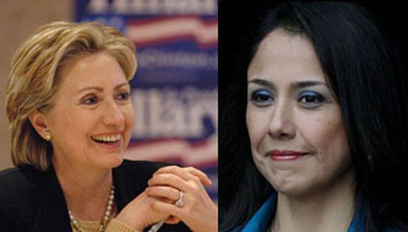 Hillary Clinton invita a Nadine Heredia a participar en evento sobre la mujer en el mundo