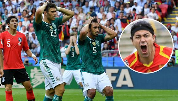 "Checho" Ibarra soltó fuerte grosería durante transmisión del Alemania vs Corea del Sur