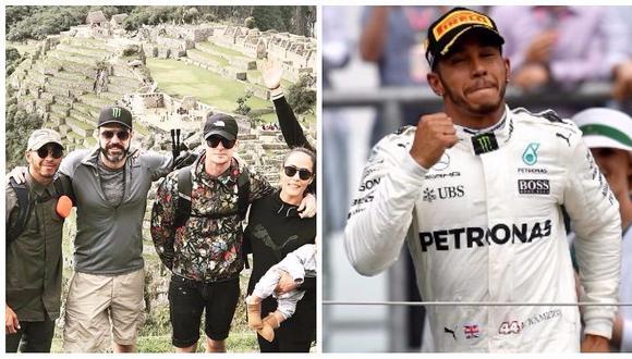 Lewis Hamilton, el famoso corredor de Fórmula 1, maravillado con Machu Picchu (FOTOS)