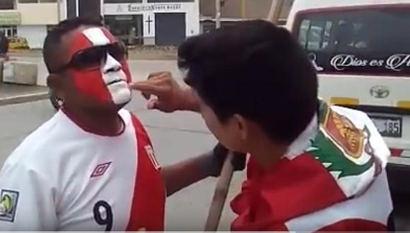 Perú vs Colombia: Con caras pintadas los chiclayanos viven la fiesta del fútbol (VIDEO)