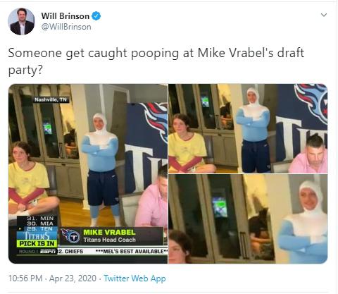 NFL Draft: entrenador Mike Vrabel vivió embarazoso momento en vivo