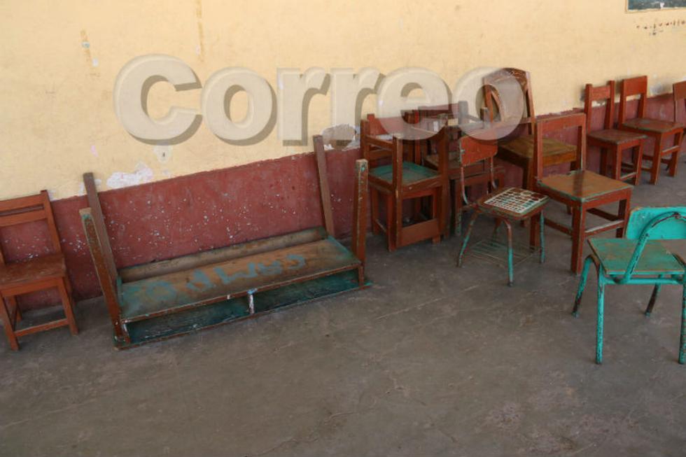 Alumnos de Sicaya estudiarán en colegio en ruinas (FOTOS)
