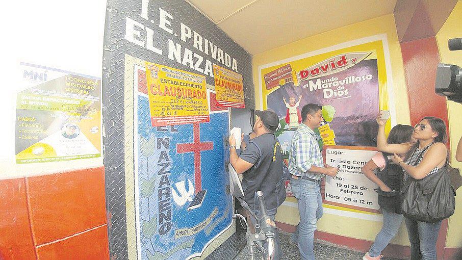 Cierran dos colegios privados de Chiclayo por vulnerar las normas de seguridad 