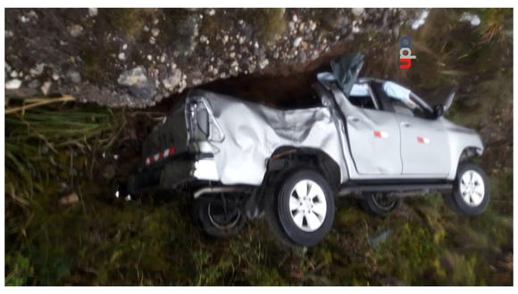 Accidente de tránsito ocurrió en el sector La Perdiz, en la provincia de Sánchez Carrión. (FOTO: ADN)