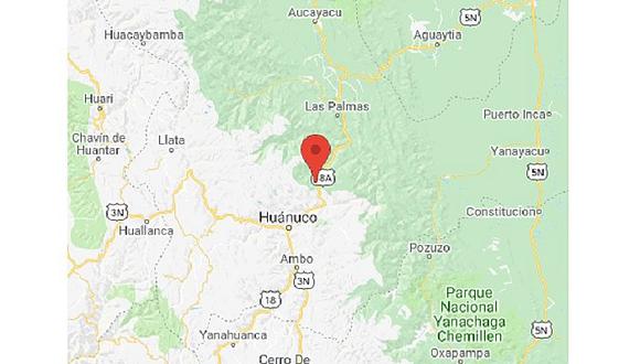 Sismo de 4.7 grados remeció la región Huánuco