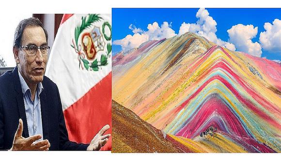 Martín Vizcarra: "Montaña de Siete Colores es importante área natural que será preservada"