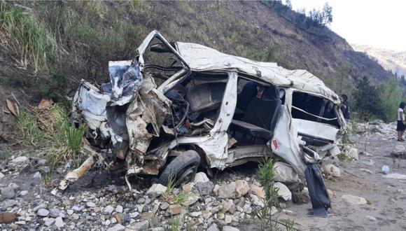 Accidente de tránsito se registró en el distrito de Sarín, ubicado en la provincia de Sánchez Carrión.