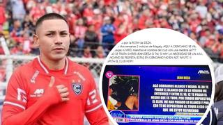 Barristas amenazan con ‘ajuste’ a Jean Deza tras declaraciones contra Cienciano