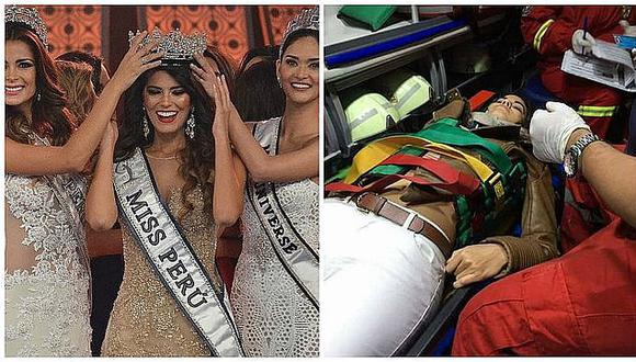 ​Miss Perú Valeria Piazza sufre grave accidente de tránsito