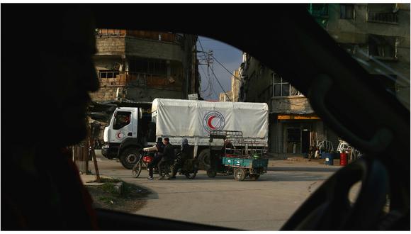 Siria: Entre en urbe el primer convoy de ayuda de la ONU desde inicio de tregua