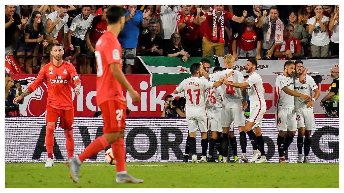 ​Los tantos con que Sevilla goleó 3-0 al Real Madrid (VIDEO)