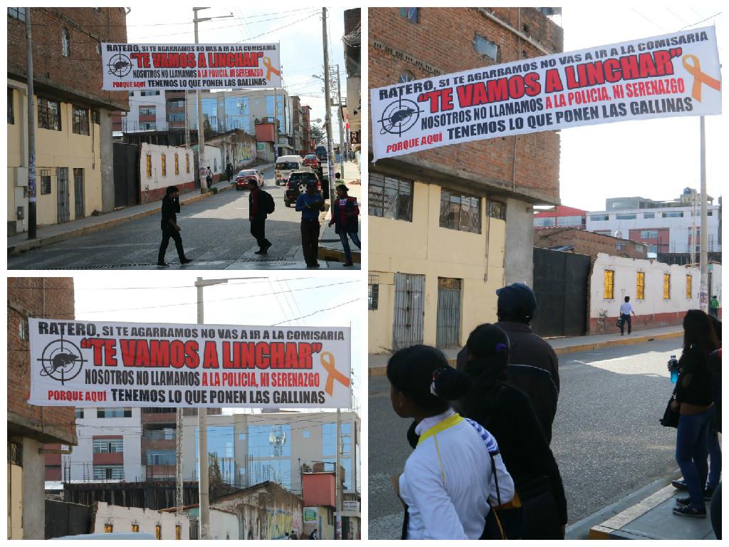Huancayo: ¿Quién está detrás de los carteles "ratero te vamos a linchar"? (VIDEO)